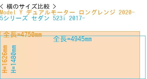 #Model Y デュアルモーター ロングレンジ 2020- + 5シリーズ セダン 523i 2017-